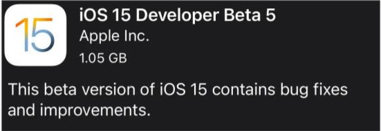 龙井苹果手机维修分享如何升级到iOS15.0 beta5 